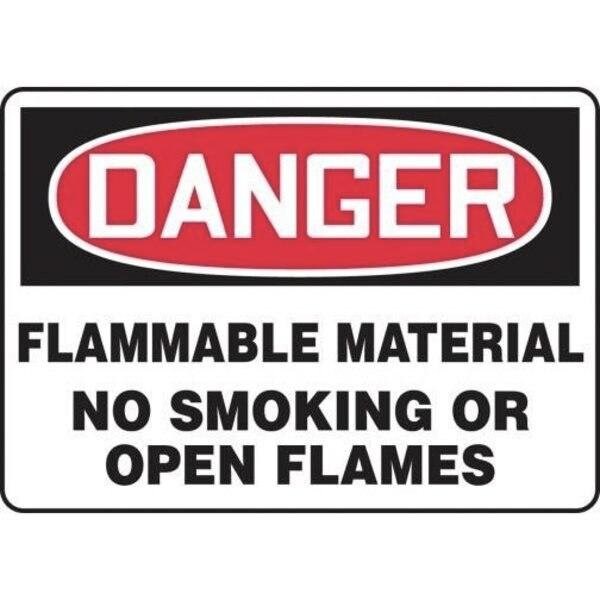 Accuform OSHA DANGER SAFETY SIGN FLAMMABLE MSMK251XL MSMK251XL - main